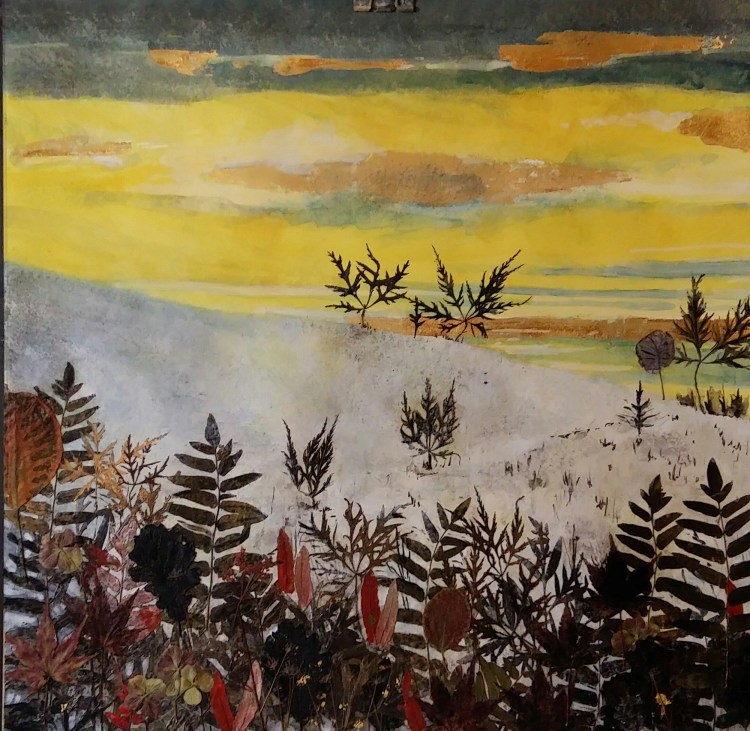 Marouflée sur toile 50x50 cm